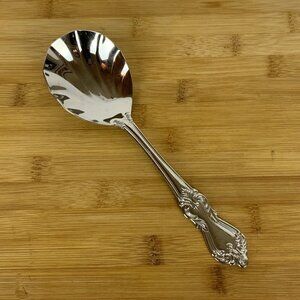 Reed and Barton Duchess Of Marlborough Solid Shell Casserole Spoon Stainless